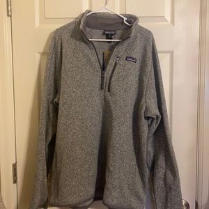 Brand New Grey Patagonia Quarter Zip